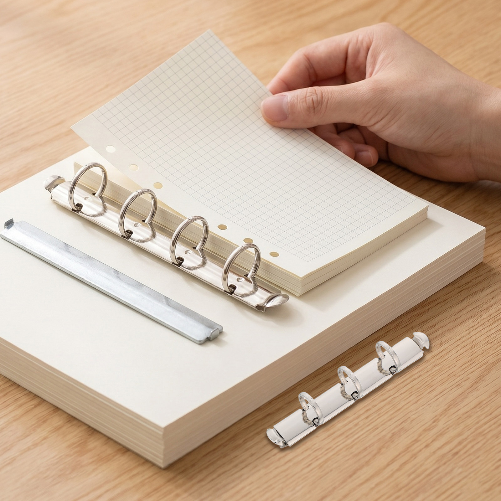 1 Set Cincin Pengikat Lembaran - Binder Clip Assorted ulasan dan harga