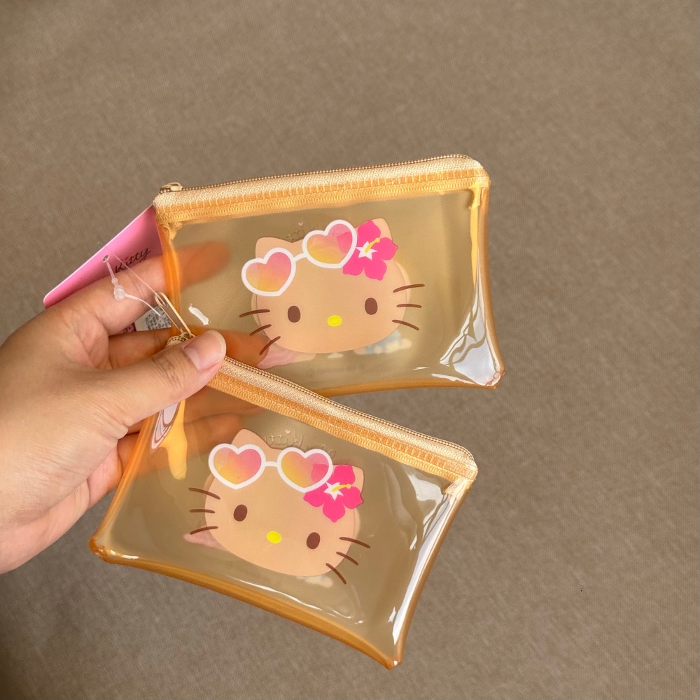 Dompet PVC Hello Kitty Asli Lu - Tan Stationery & Office Supply ulasan dan harga