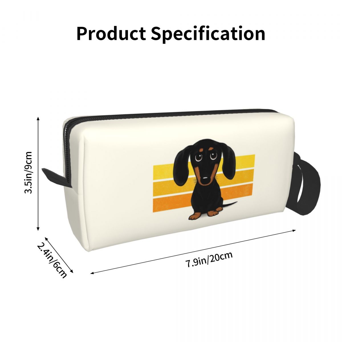 Kotak Pensil Anjing Dachshund  - Tan Stationery & Office Supply ulasan dan harga